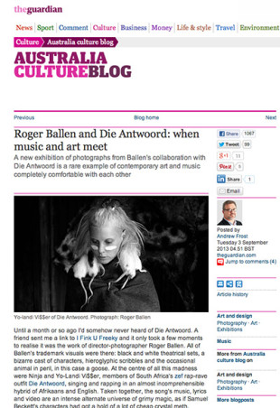 Roger Ballen and Die Antwoord: when music and art meet