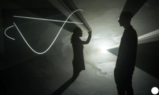 A Glowing Cosmic Spectacle: Anthony McCall Solid Light Works Review
